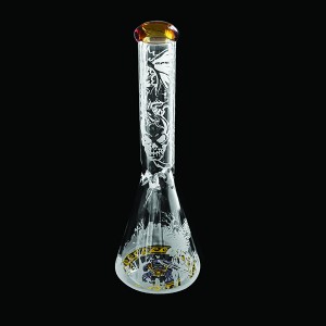 sandblasted Glass bong10