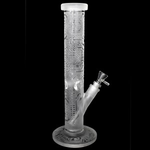 sandblasted Glass bong5